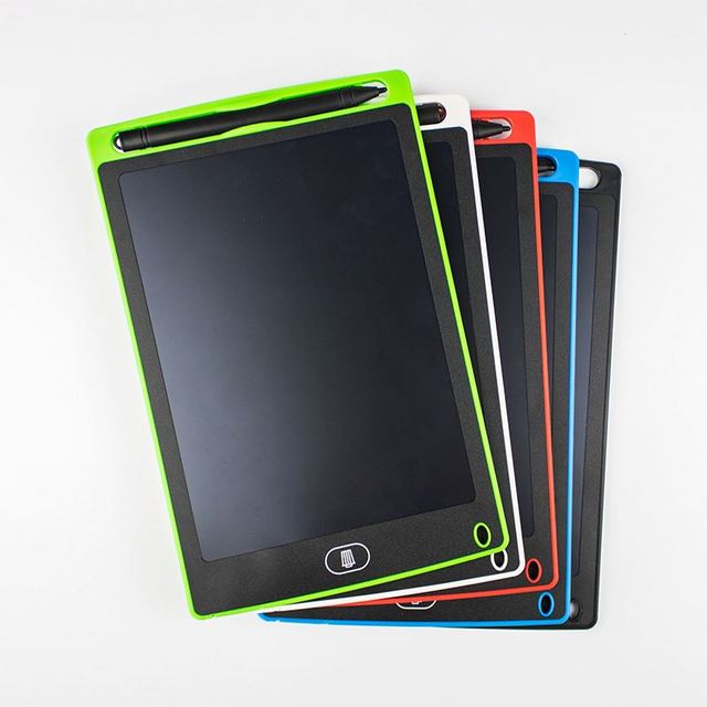 Portable Digital 8.5 Inch LCD Writing Tablet Memo Pad ABS Material CR2016 Battery Multi-color Home Office School Use