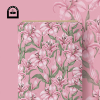 Tissu en coton floral Topoints pour robes, impression numérique, motifs personnalisés AAI