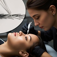 HadiyahBeauty Aiguilles Cartouche de Tatouage Aiguille pour Charmant Maquillage Permanent Machine Stylo 1P 3P 5P 5F 7F Emballage Stérilisé