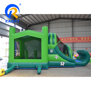 Castello Gonfiabile a Tema Porta <span class=keywords><strong>da</strong></span> Calcio con Scivolo, Stile Sportivo Commerciale, per Noleggio Feste - Product Image 5