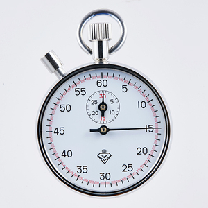 Cronómetro mecánico clásico de acero portátil, cronógrafo deportivo, cronómetro mecánico, temporizador de carrera de campo de pista - Product Image 2