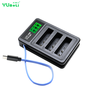 เครื่องชาร์จ USB แบบ 3 ช่องสำหรับแบตเตอรี่ <span class=keywords><strong>Panasonic</strong></span> DMW-S005 เครื่องชาร์จแบบสามช่อง Type-C สำหรับกล้องดิจิตอล <span class=keywords><strong>Lumix</strong></span> FX01 FX3 <span class=keywords><strong>FX7</strong></span> - Product Image 3