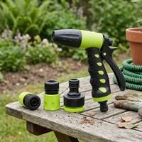 Ensemble de buses de pulvérisation haute pression ABS, pistolets à eau de jardin de haute qualité, pistolet à eau réglable en plastique, ensemble de buses de pulvérisation pour tuyau d'arrosage