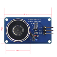 Módulo Sensor Electromagnético para Arduino DC5V OPEN-SMART, Imán Eléctrico de Sujeción con Capacidad de Elevación de 10N, Solenoide