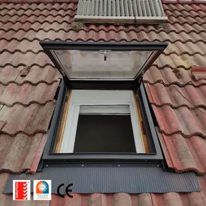 AS 2047 Hurricane Impact Aluminium Tempered Glass Awning Roof Windows Electric Skylight Roof Window