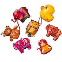 Porte-monnaie créatif en cuir véritable fait main en peau de vache, avec fermeture ouverte, pochette de poignet, étui à clés, porte-monnaie, pochette de rangement motif animal du zodiaque