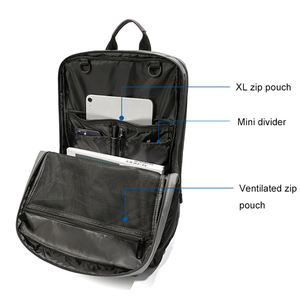 Mochila <span class=keywords><strong>de</strong></span> viaje Unisex <span class=keywords><strong>de</strong></span> marca, bolsa <span class=keywords><strong>de</strong></span> ordenador <span class=keywords><strong>de</strong></span> 17 pulgadas, piel sintética, 20L, impermeable, para viajes <span class=keywords><strong>de</strong></span> negocios, con <span class=keywords><strong>circuncisión</strong></span> trasera - Product Image 4