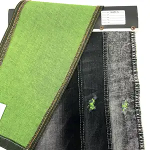 Wholesale High Quality Demin Jean Fabric Cotton Denim Fabric Soft Jeans Decolored Fabric