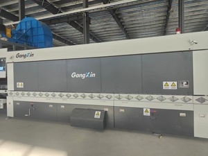 Machine de nettoyage et de découpe du verre, four de trempage du verre avec commande <span class=keywords><strong>PLC</strong></span>, ordinateur Siemens et rouleaux <span class=keywords><strong>Vesuvius</strong></span> - Product Image 3