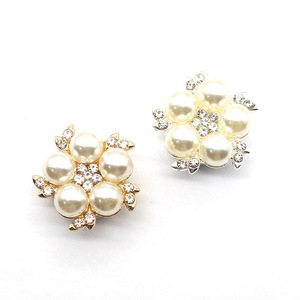 Jfrb064 Hot Bán Nút Bìa Ngọc Trai Hoa Metalbutton <span class=keywords><strong>Clip</strong></span> Có Thể Tháo Rời Khuy Măng Sét Cho Mùa Xuân Cô Gái Ăn Mặc Trang Trí - Product Image 3
