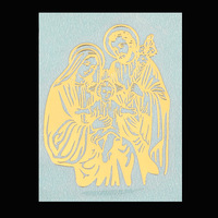 Autocollants décoratifs en métal pour ordinateurs et téléphones portables, thème religieux chrétien, Jésus, cadeaux chrétiens