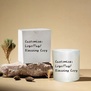 Candele Evoduck Private Label in Cera di Soia Profumate Fatte a Mano, <span class=keywords><strong>Candela</strong></span> di Lusso con Olio Essenziale Biologico in Esclusiva Giara di Ceramica in Stile Nordico - Product Image 5