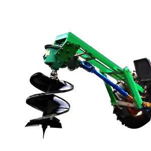 Máy kéo ba điểm Hitch gắn pto bài lỗ Digger/trang trại làm đất thiết bị cây lỗ Digger