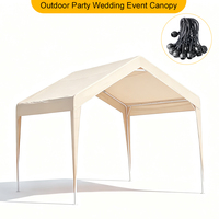 Tente de réception pliante robuste Baisheng, imperméable et anti-UV, pour extérieur/intérieur, gazebo sportif 4 personnes toutes saisons, camping, fête, marché