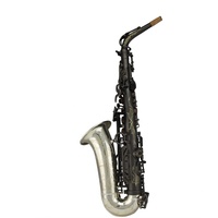 HIgh Grade Professional Matte Black Color Body Silver Bell Alto Saxophone Wholesale Professional Musical Instrument OEM