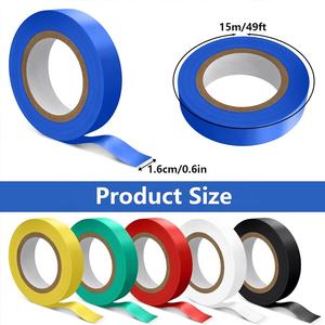 고전압 적용용 맞춤형 난연 내열 자체 접착 <span class=keywords><strong>PVC</strong></span> 절연 테이프 20m - Product Image 2