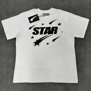 Summer Hit Fashion T-shirt pour hommes Hell Skull Flying Fire Meteor Motif personnalisé Logo Coton Streetwear Vente en gros Fabricant - Product Image 1