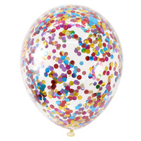 Globos de Látex con Confeti de Lentejuelas en Forma de Estrella, Decoración para Fiestas de Cumpleaños y Bodas, Venta Caliente