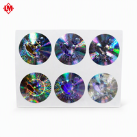 Özel Logo Güvenlik Hologram Etiketi 3D Gökkuşağı Sahteciliğe Karşı Marka Koruma Etiketi Toptan Satış