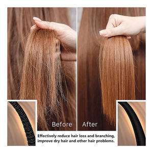 Siyah sarımsak yağı saç derin beslenme Keratin ipek proteini saç dökülmesi önleme saç - Product Image 2