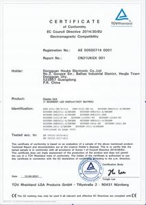 1.8 inch 7 đoạn dẫn hiển thị màu xanh lớn bảy đoạn hiển thị 1.8 ''Houkem-18011-bb - Product Image 6