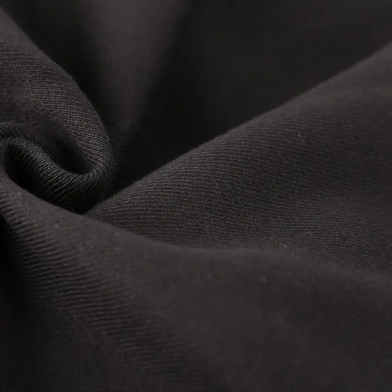 1049 # เสื้อฮู้ดย้อมธรรมดาผ้าแปรงปรับแต่งความหนาแน่นคราบผ้าฝ้ายหวีผ้าถัก 100%