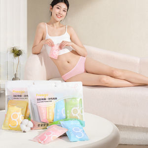 ملابس داخلية نسائية للاستعمال مرة واحدة للسفر في المستشفى سراويل قطنية (5 صوفي) - Product Image 1