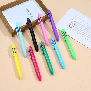 ปากกาลูกลื่น6สีเครื่องเขียนแบบพกพาสำหรับนักเรียนเครื่องเขียนสำหรับโรงเรียนและของขวัญสำหรับเปิดเทอม - Product Image 1