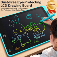 Tablette d'écriture LCD rose effaçable, tableau de dessin magnétique, bloc de gribouillage pour l'apprentissage et les voyages des enfants