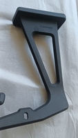 Support d'aile arrière de voiture modifié en aluminium moulé au sable ADC12, kit de tiges de support d'aile réglables, tiges de support d'aile