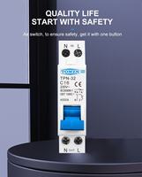 Mini Interruptor Automático de CC de 1P 125A 250V para Sistema Fotovoltaico, Curva C, Interruptor Principal de Batería, Montaje en Riel DIN
