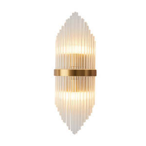 <span class=keywords><strong>Applique</strong></span> murale moderne dorée en verre cristal, produit de luxe, style européen, lampe de chevet, éclairage d'intérieur, lumière blanche, pour une entrée - Product Image 4