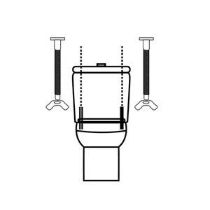Kit Sanitario para Cisterna/Inodoro 6x90 (2 Piezas) - Product Image 2
