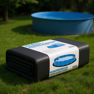Revestimiento de Geotextil Reciclado para Piscinas, Tapete Redondo de 18 Pies para Debajo de la Piscina, Previene Perforaciones - Product Image 2