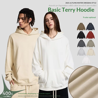 Nouvelle Collection Automne/Hiver – Ensemble Couple Décontracté Oversize à Capuche Manches Longues Style Urbain Instagram – 400g