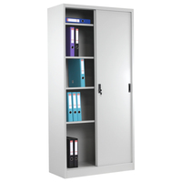 Armoire de classement en acier avec serrure électronique, armoire de rangement sécurisée en métal pour bureau