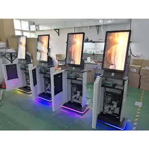 Crtly Restaurant Pos Machine Android Fast Food Self Ordering Touch Screen Payment Kiosk