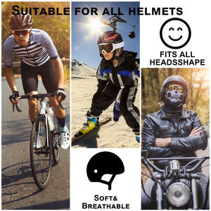 Berretto Invernale Personalizzato per <span class=keywords><strong>Moto</strong></span> e Ciclismo, <span class=keywords><strong>Sottocasco</strong></span> Sportivo Unisex, Campione Gratuito, Regolabile per Attività all'Aperto - Product Image 6