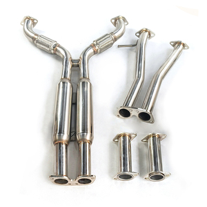 Tuyau d'échappement pour Nissan 350Z 03-09 Z33 V35 3.5 Système d'échappement Catback en acier inoxydable pour <span class=keywords><strong>voiture</strong></span> - Product Image 4