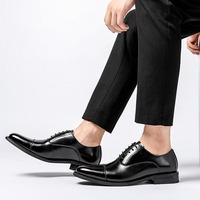 Chaussures à talons élégantes et tendance pour hommes, chaussures de ville en cuir formelles, nouveau style, prix bas, chaussures de soirée stylées pour hommes