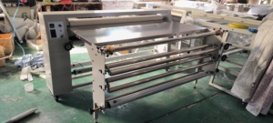 Calandra de tambor de calefacción eléctrica Prensa de calor Rollo a rollo Máquina de prensa de calor de rodillo - Product Image 3