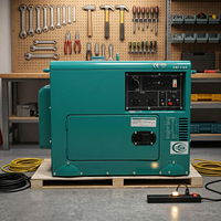 Générateur diesel refroidi par air, portable, silencieux, 50/60Hz, monophasé/triphasé, alternateur 100% cuivre, certifié ISO CE