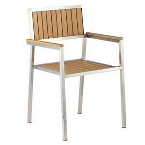 Bền ghế ngoài trời với cánh tay-thép không gỉ và nhựa sợi dây thừng sân vườn đồ nội thất cho khách sạn, nhà hàng, sàn hồ bơi - Product Image 2