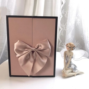 Boîte mystère personnalisée en papier noir rigide avec couvercle magnétique, emballage cosmétique de luxe recyclable, boîte cadeau, valise - Product Image 4