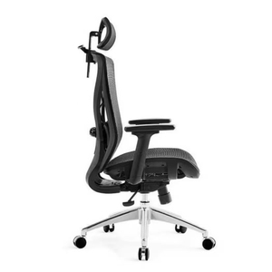 Sedia da Ufficio Moderna con Poggiatesta Regolabile e Schienale in Rete, Braccioli Regolabili - Product Image 3