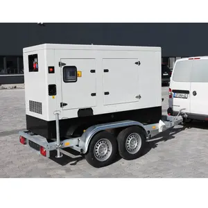 Generatore di standby domestico portatile 30kva 30kw generatore diesel prezzo con rimorchio 40 kva generatore 40kva silenzioso