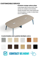 Boîte de câblage ignifuge de qualité E1 pour table de conférence moderne 2026, robuste, pour réunions de bureau, couleur personnalisée, certifiée, mobilier de bureau