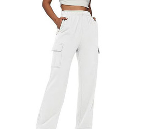 Vente en gros Pantalon cargo Pantalon décontracté pour <span class=keywords><strong>femme</strong></span> <span class=keywords><strong>Vêtements</strong></span> pour <span class=keywords><strong>femme</strong></span> Pantalon pour <span class=keywords><strong>femme</strong></span> Pantalon taille haute avec poche - Product Image 3