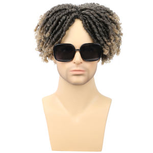 Peluquín natural afro para hombres y mujeres, tupé masculino de <span class=keywords><strong>pelo</strong></span> sintético con la mejor orden personalizada, 15x17 - Product Image 3