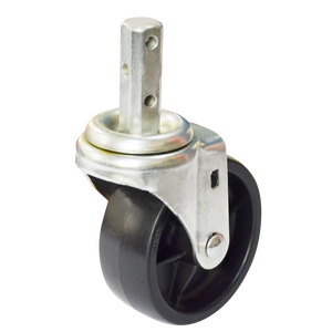 Giro de nylon plástico pequeno 50mm do dever claro do nível elevado com rodas do rodízio do freio do fechamento - Product Image 6